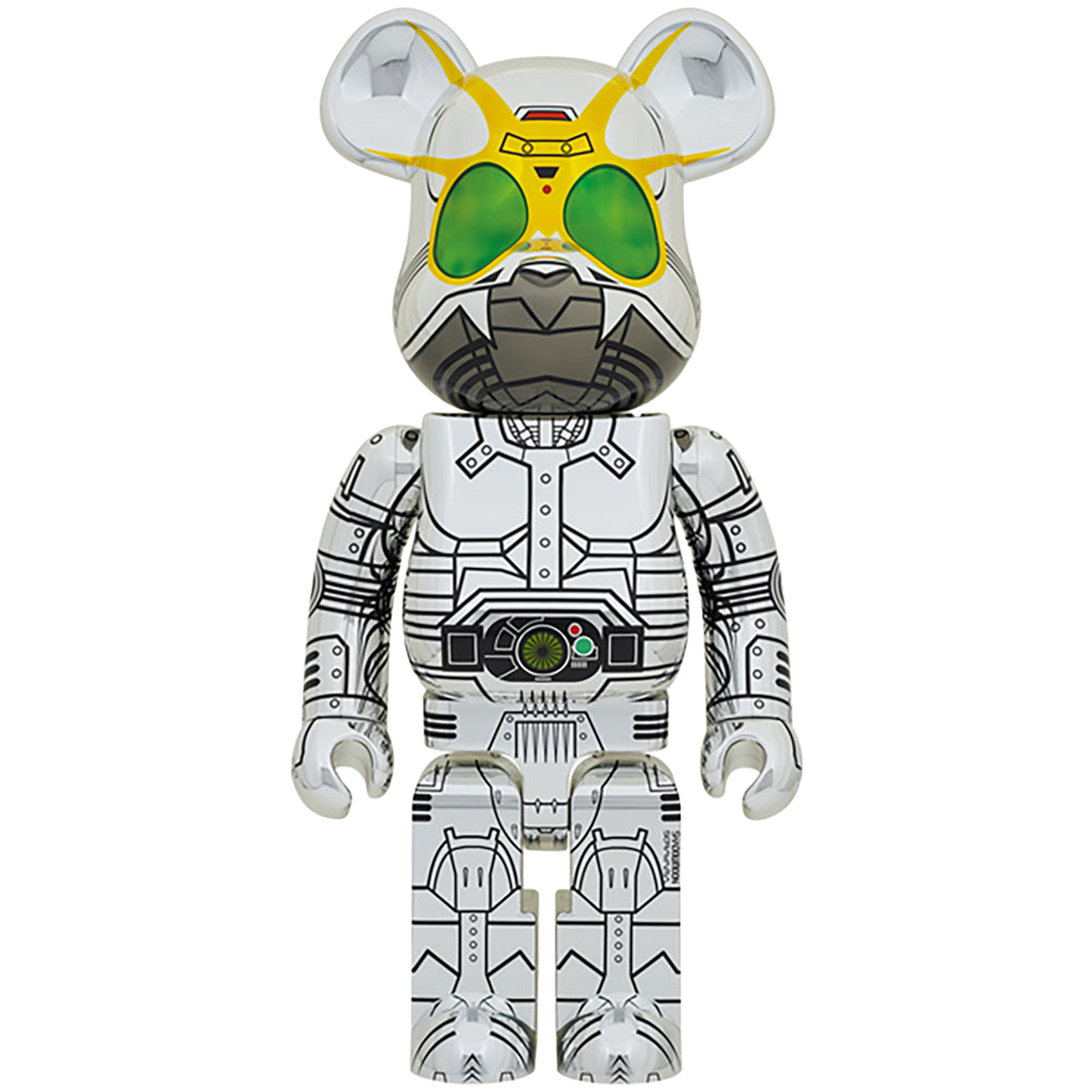 BE@RBRICK SHADOW MOON (Ver.HAJIME SORAYAMA) 1000％