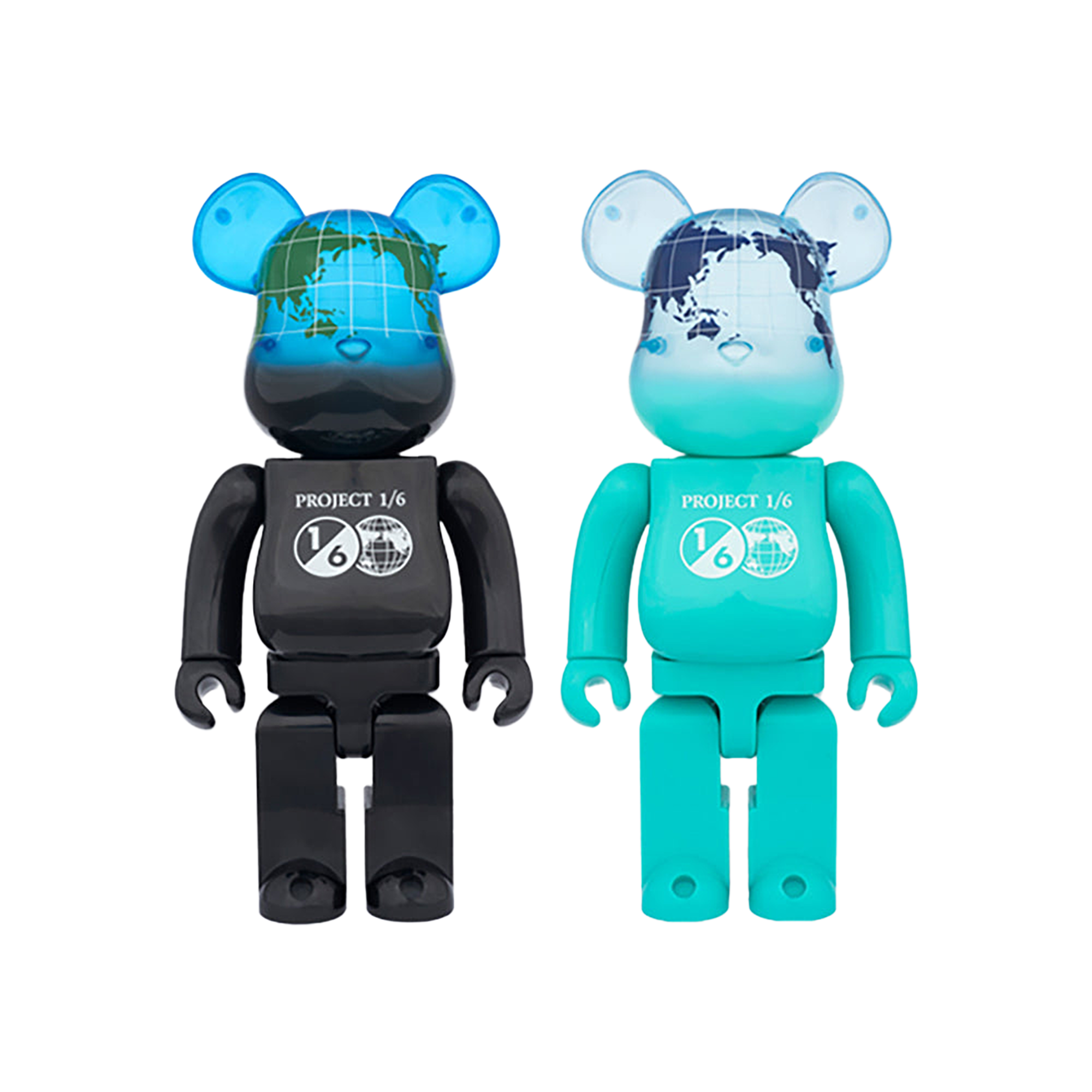 BE@RBRICK EARTH 400％（COSMIC BLACK/OCEAN BLUE）