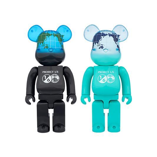 BE@RBRICK EARTH 400％（COSMIC BLACK/OCEAN BLUE）
