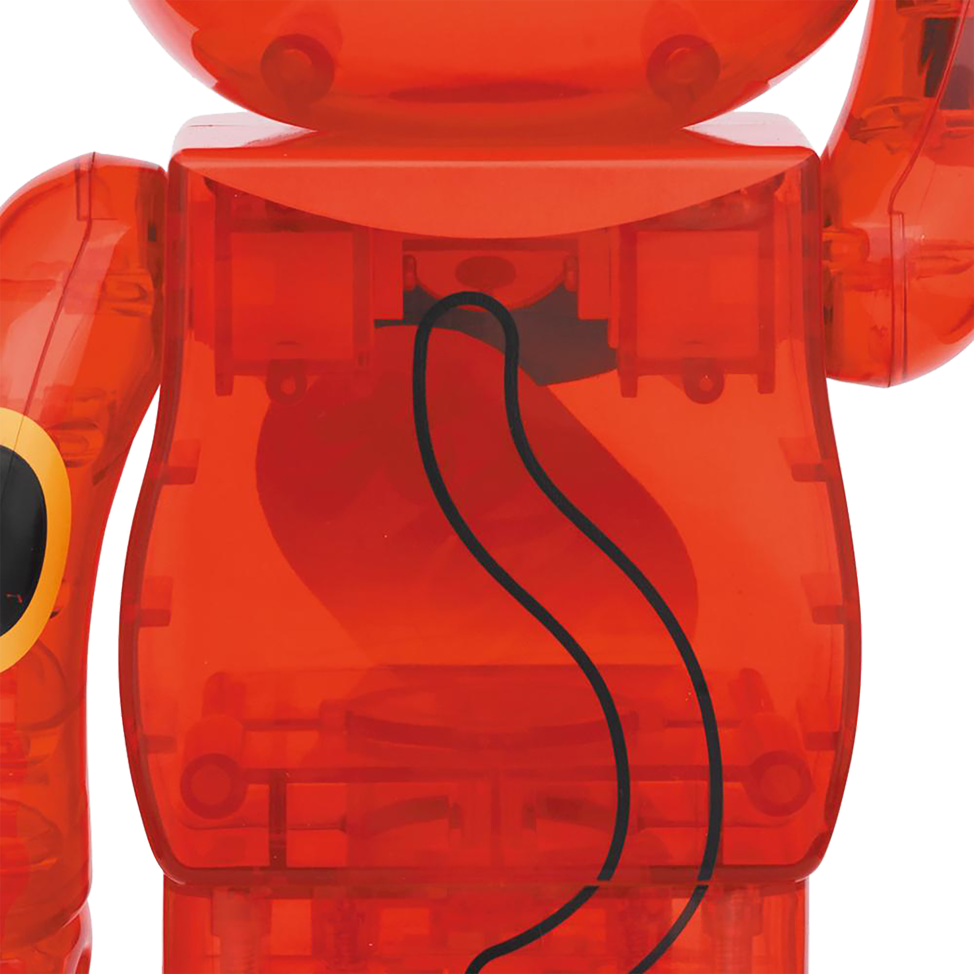 BE@RBRICK Maneki Neko Plum transparent 400％