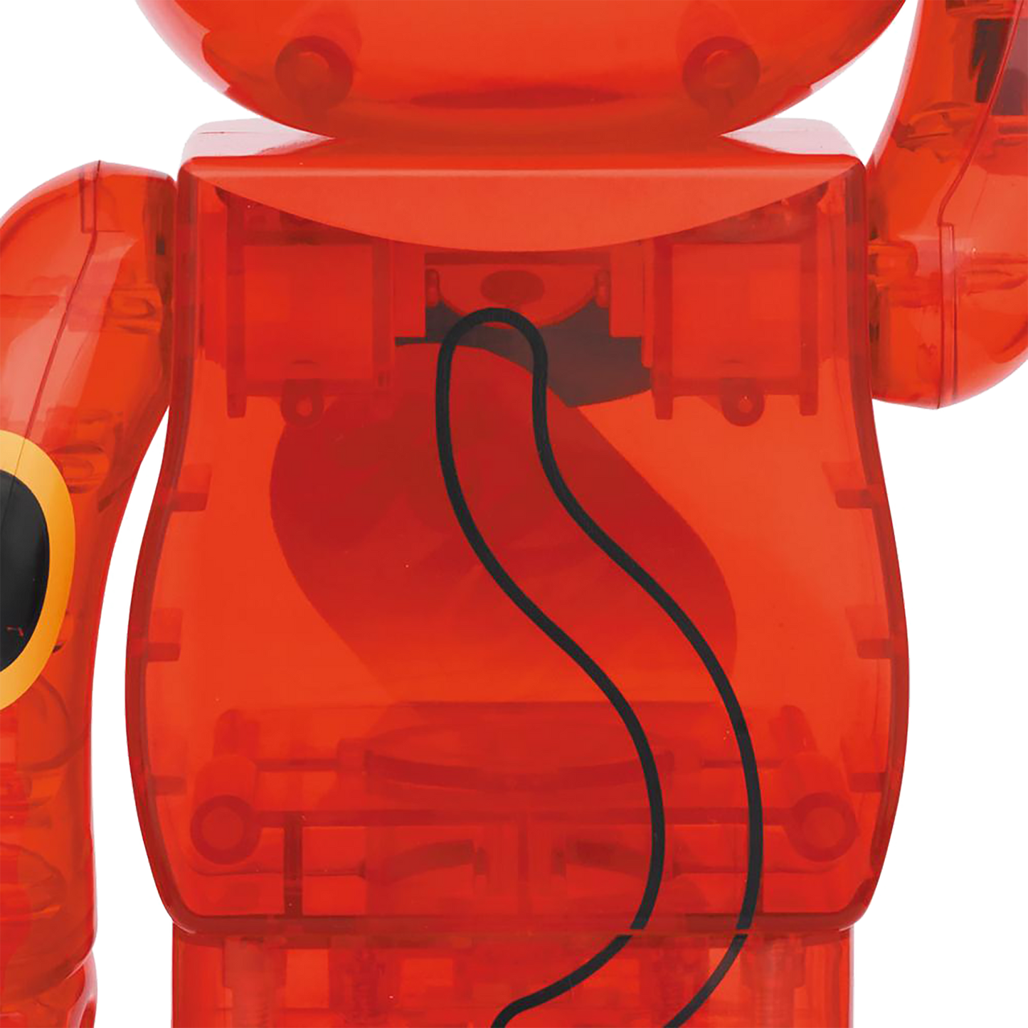 BE@RBRICK Maneki Neko Plum transparent 400％