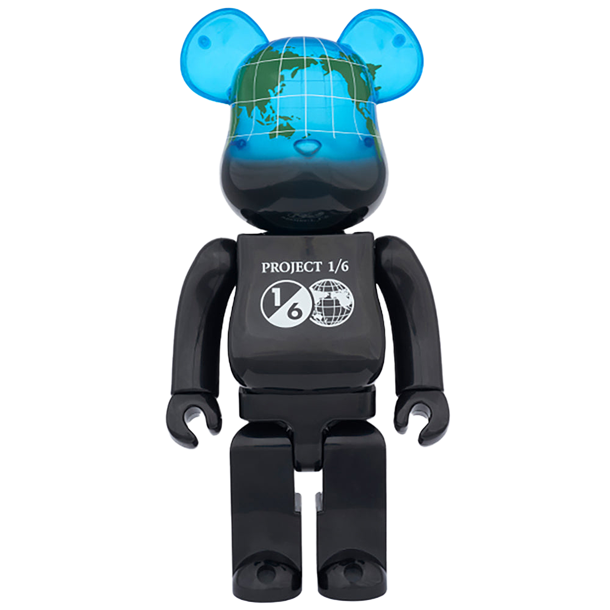 BE@RBRICK EARTH 400％（COSMIC BLACK/OCEAN BLUE）