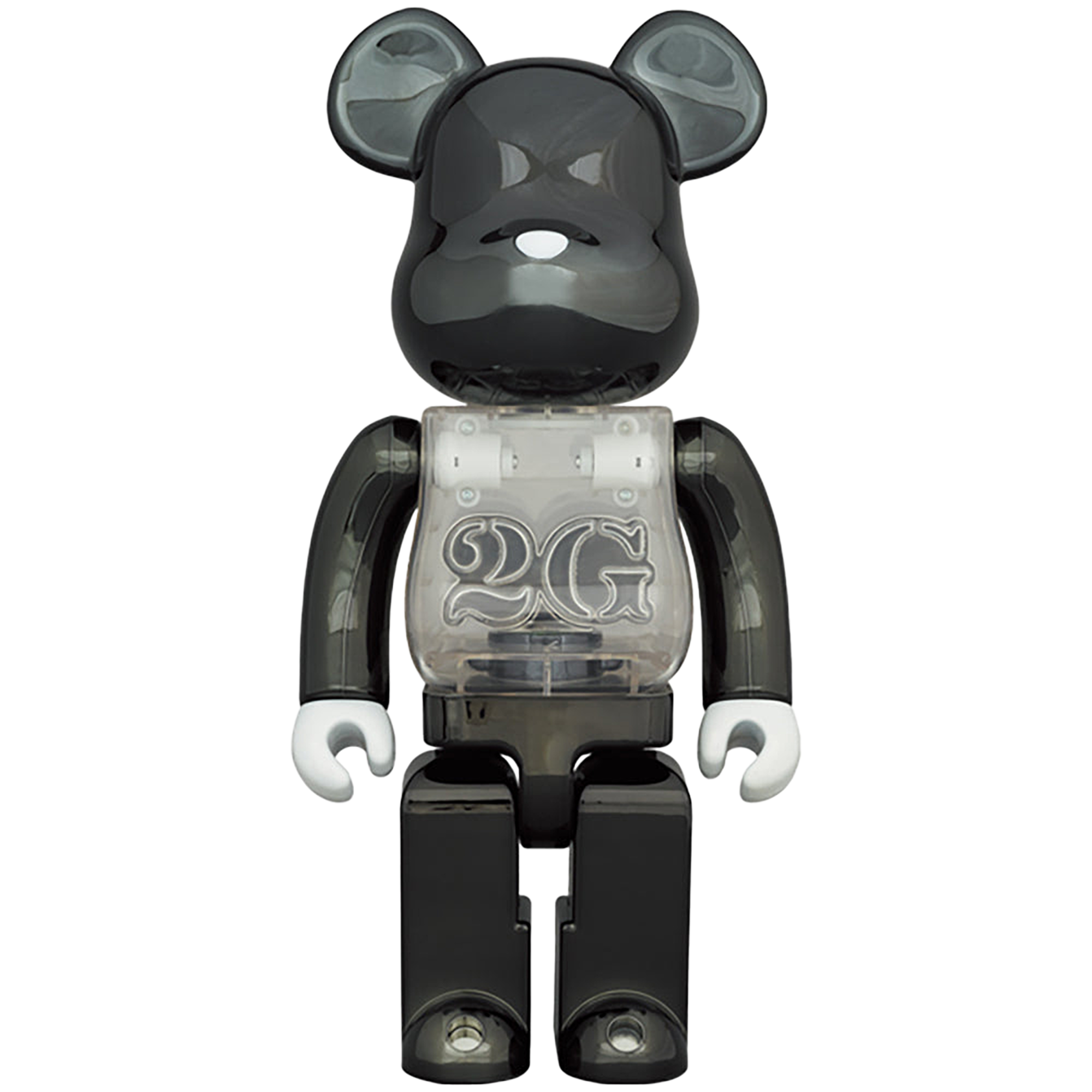 BE@RBRICK 2G BLACK CHROME 100％ & 400％