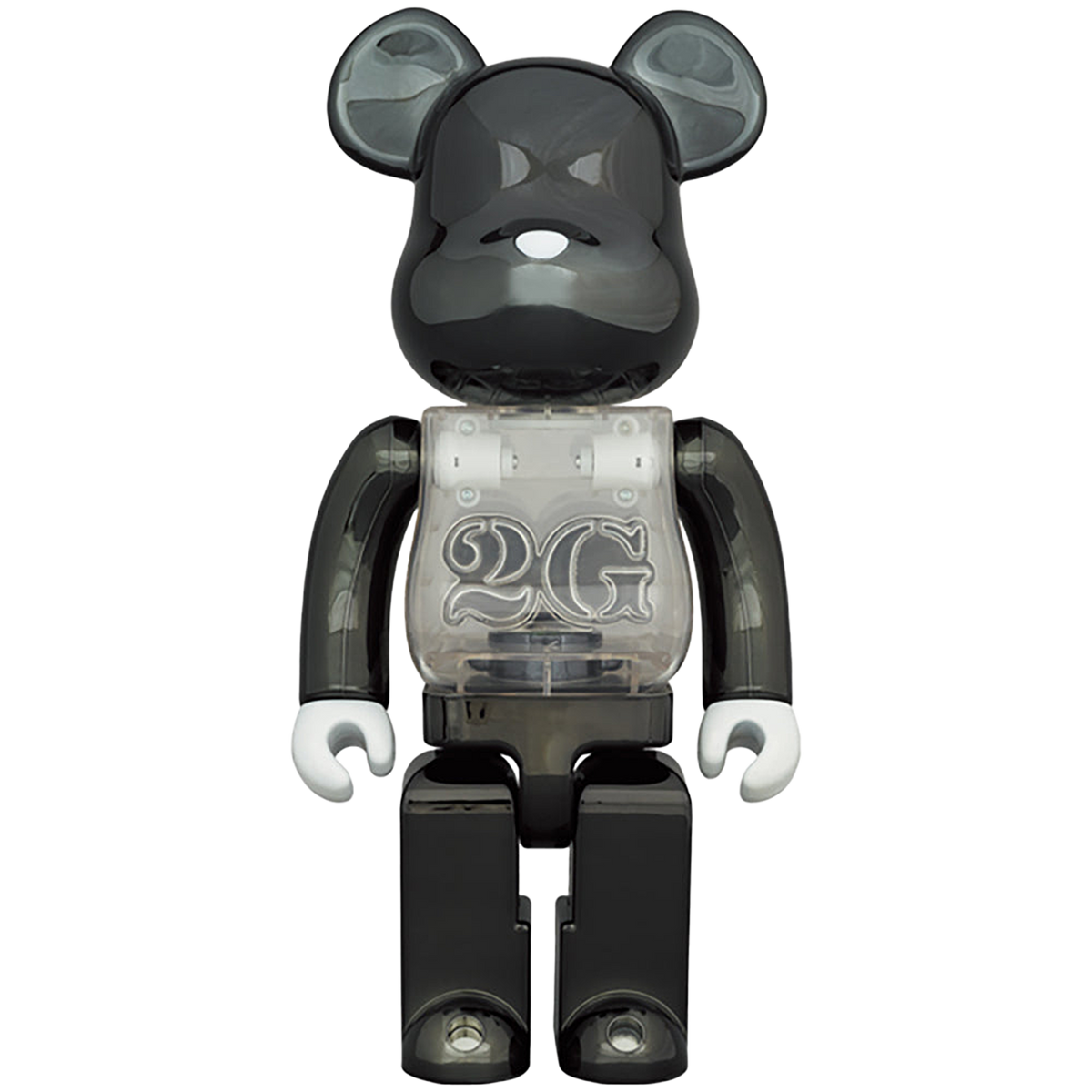 BE@RBRICK 2G BLACK CHROME 100％ & 400％