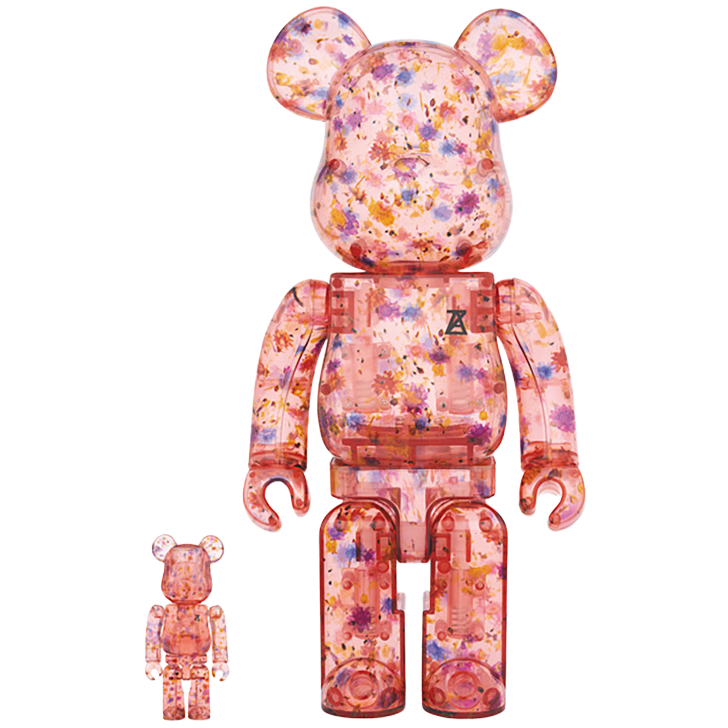 BE@RBRICK ANREALAGE（CLEAR RED Ver.） 100％ & 400％