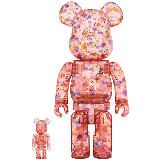 BE@RBRICK ANREALAGE（CLEAR RED Ver.） 100％ & 400％