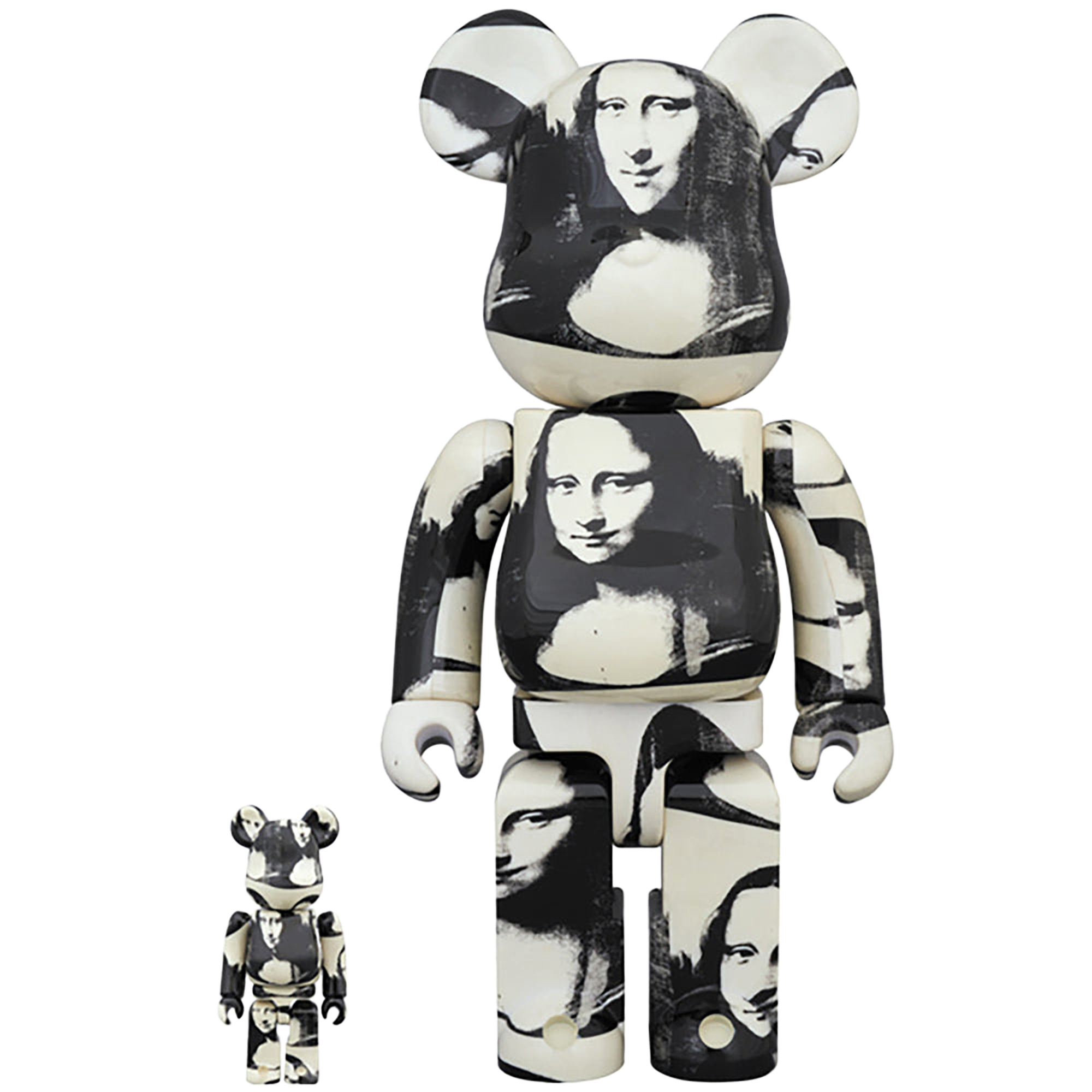 BE@RBRICK ANDY WARHOL "Double Mona Lisa" 100％ & 400％