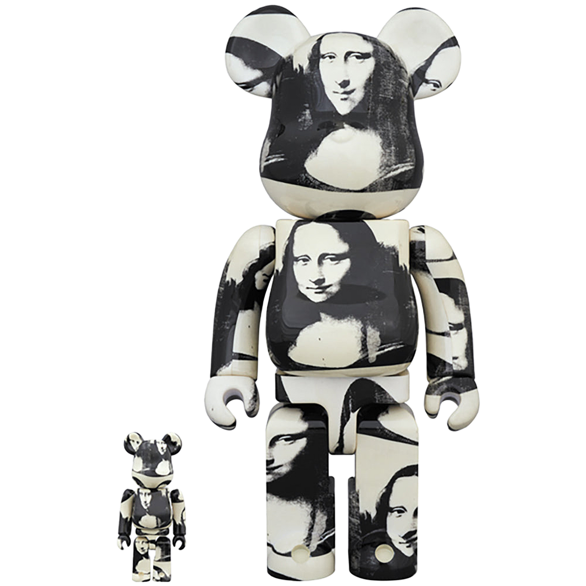 BE@RBRICK ANDY WARHOL "Double Mona Lisa" 100％ & 400％