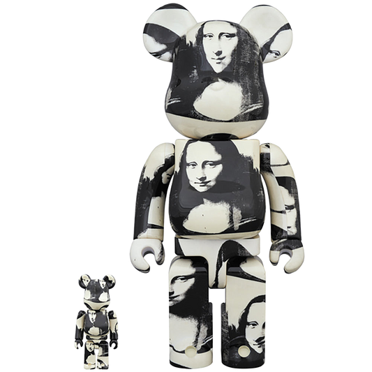 BE@RBRICK ANDY WARHOL "Double Mona Lisa" 100％ & 400％