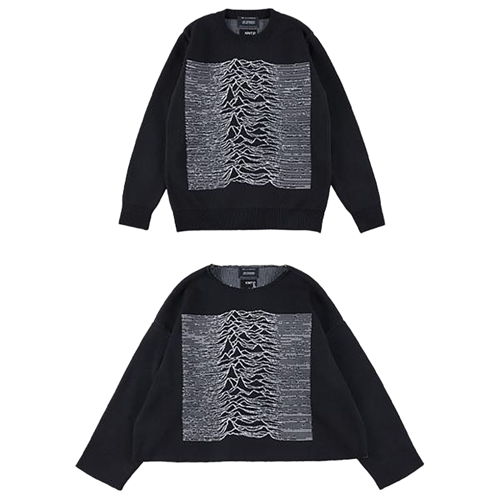KNIT GANG COUNCIL "JOY DIVISION" CREW NECK SWEATER "UNKNOWN PLEASURES"《Planned to be shipped in late September 2020》