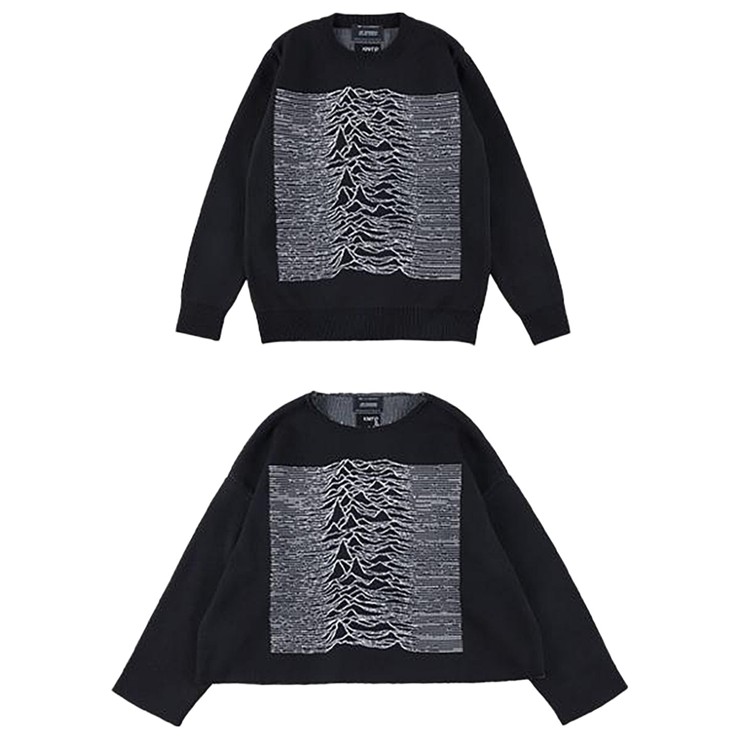KNIT GANG COUNCIL "JOY DIVISION" CREW NECK SWEATER "UNKNOWN PLEASURES"《Planned to be shipped in late September 2020》
