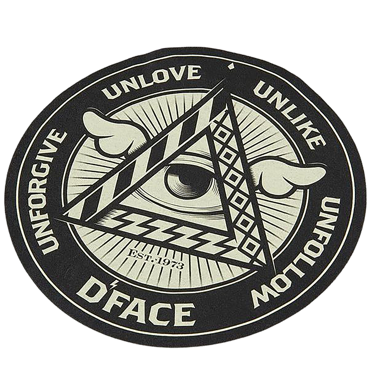 D*FACE RAGLAN 3/4 TEE EMBLEM