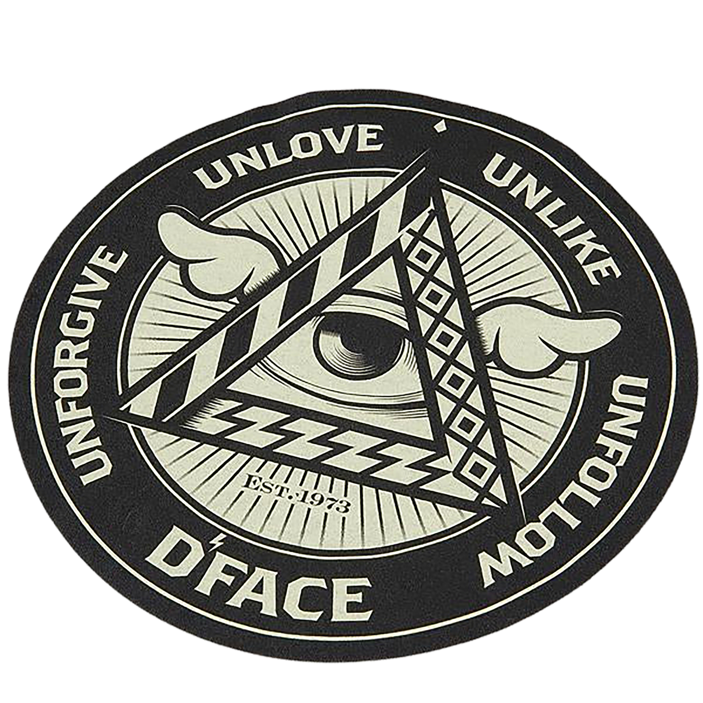 D*FACE RAGLAN 3/4 TEE EMBLEM
