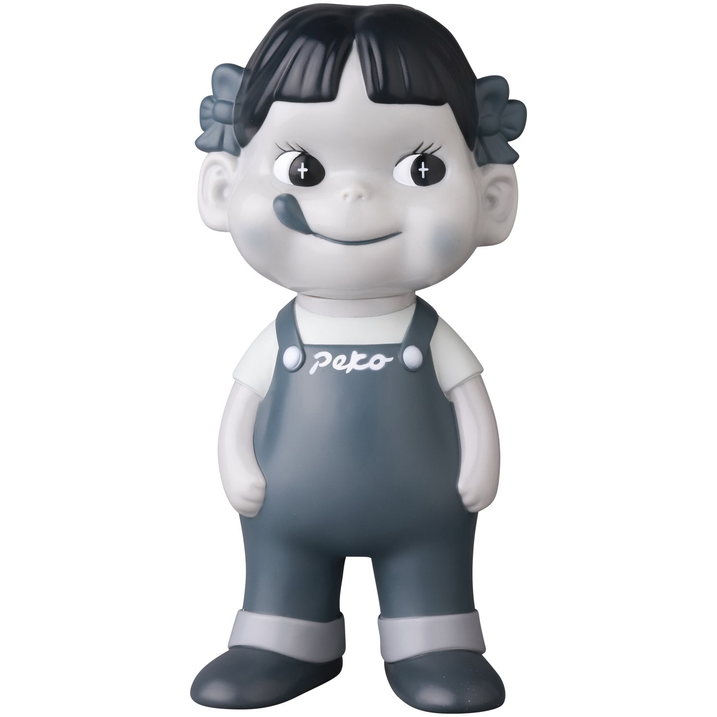 不二家ソフビコレクション ペコちゃん（白黒）_0
