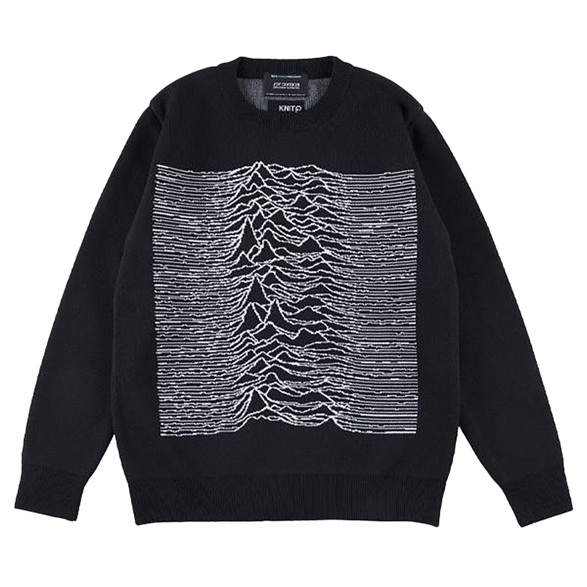 KNIT GANG COUNCIL "JOY DIVISION" CREW NECK SWEATER "UNKNOWN PLEASURES"《Planned to be shipped in late September 2020》