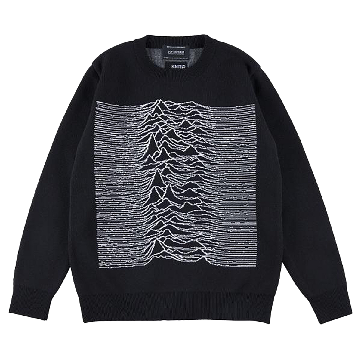 KNIT GANG COUNCIL "JOY DIVISION" CREW NECK SWEATER "UNKNOWN PLEASURES"《Planned to be shipped in late September 2020》