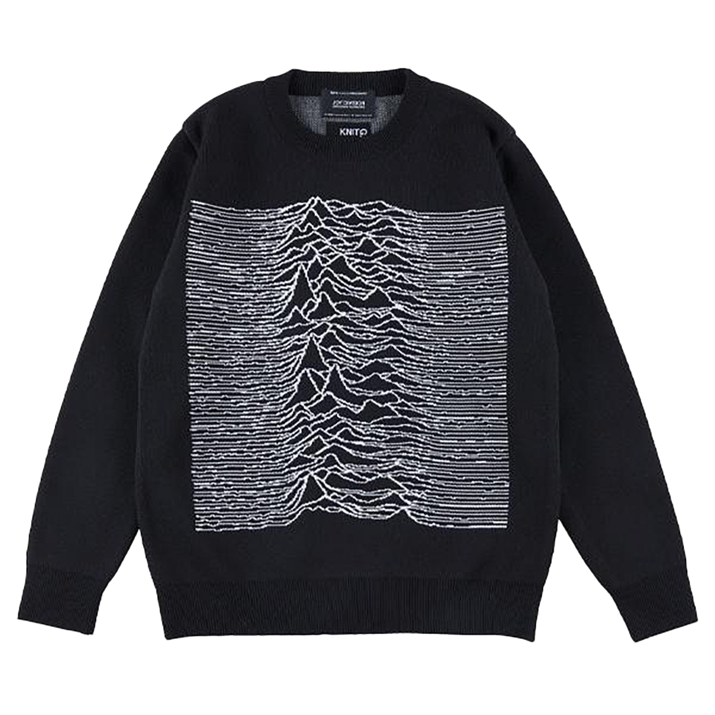 KNIT GANG COUNCIL "JOY DIVISION" CREW NECK SWEATER "UNKNOWN PLEASURES"《Planned to be shipped in late September 2020》