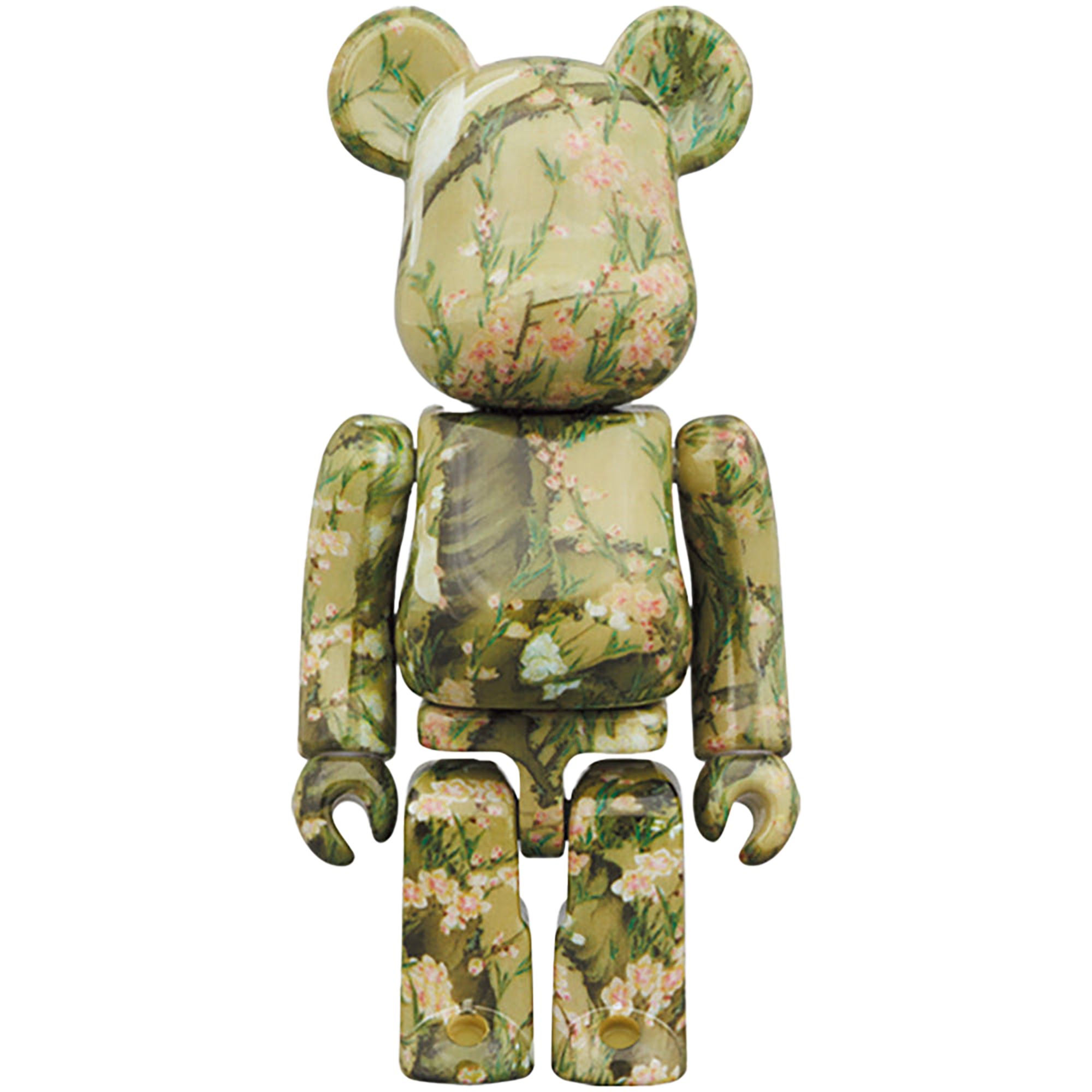 BE@RBRICK 伊藤若冲「桃花小禽図」100％ & 400％