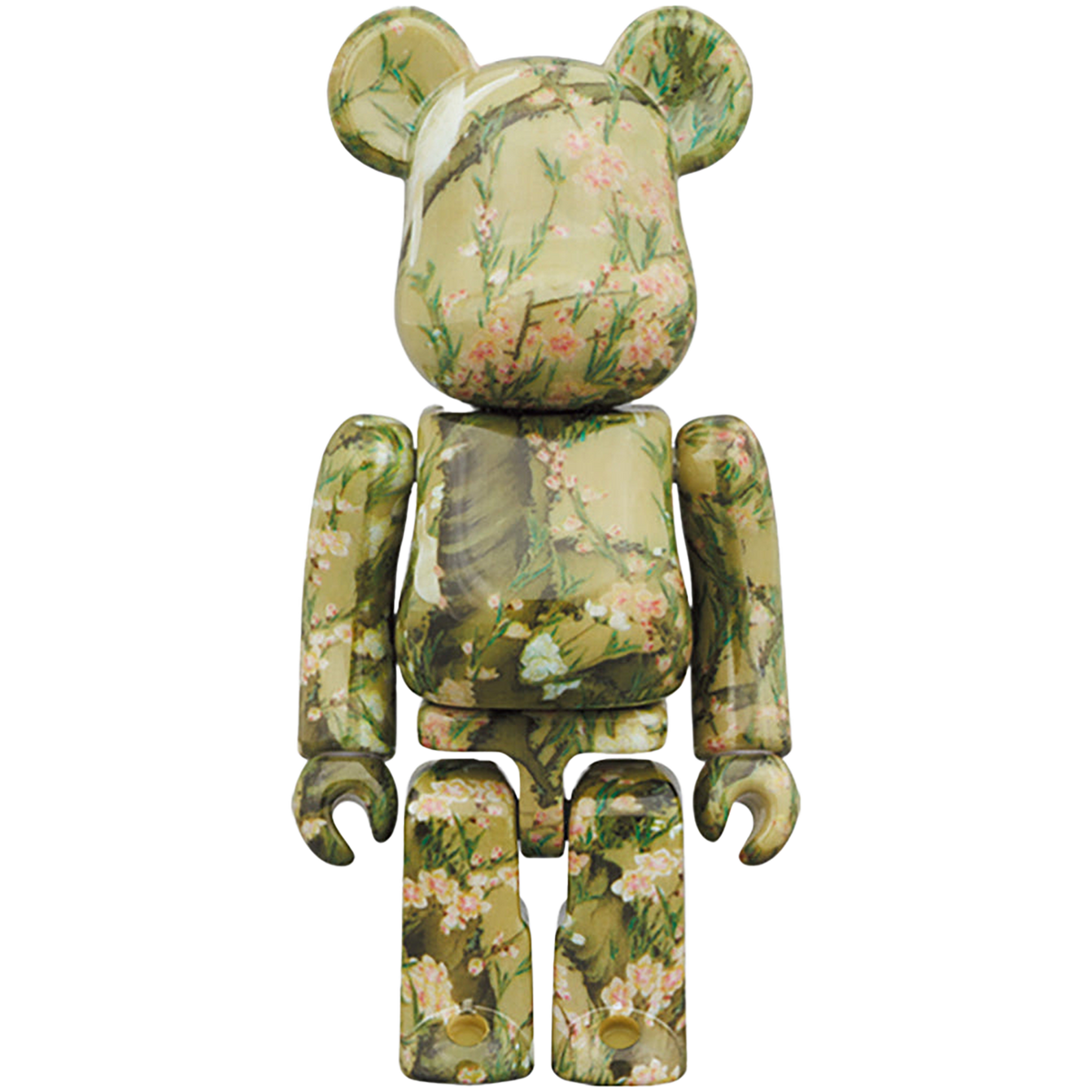 BE@RBRICK 伊藤若冲「桃花小禽図」100％ & 400％