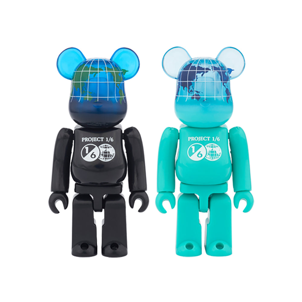 BE@RBRICK EARTH 100％（COSMIC BLACK/OCEAN BLUE）_0