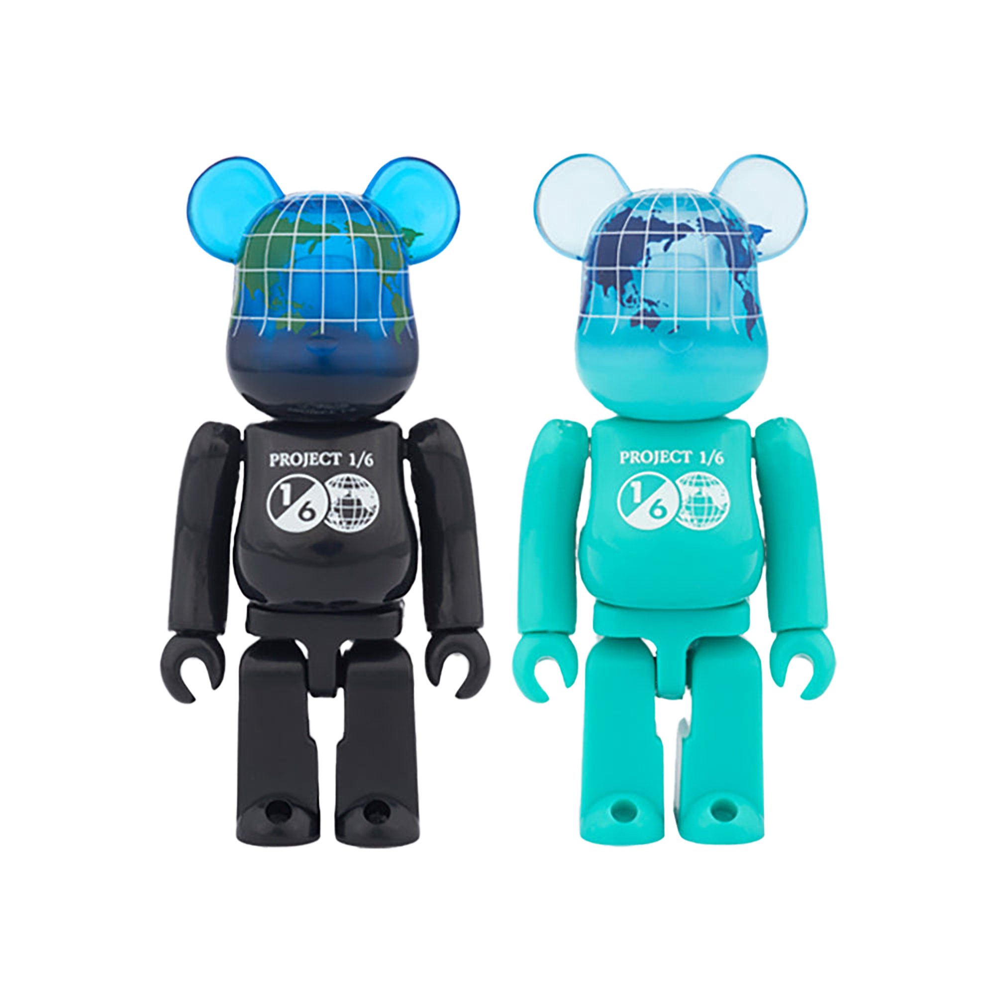 BE@RBRICK EARTH 100％（COSMIC BLACK/OCEAN BLUE）