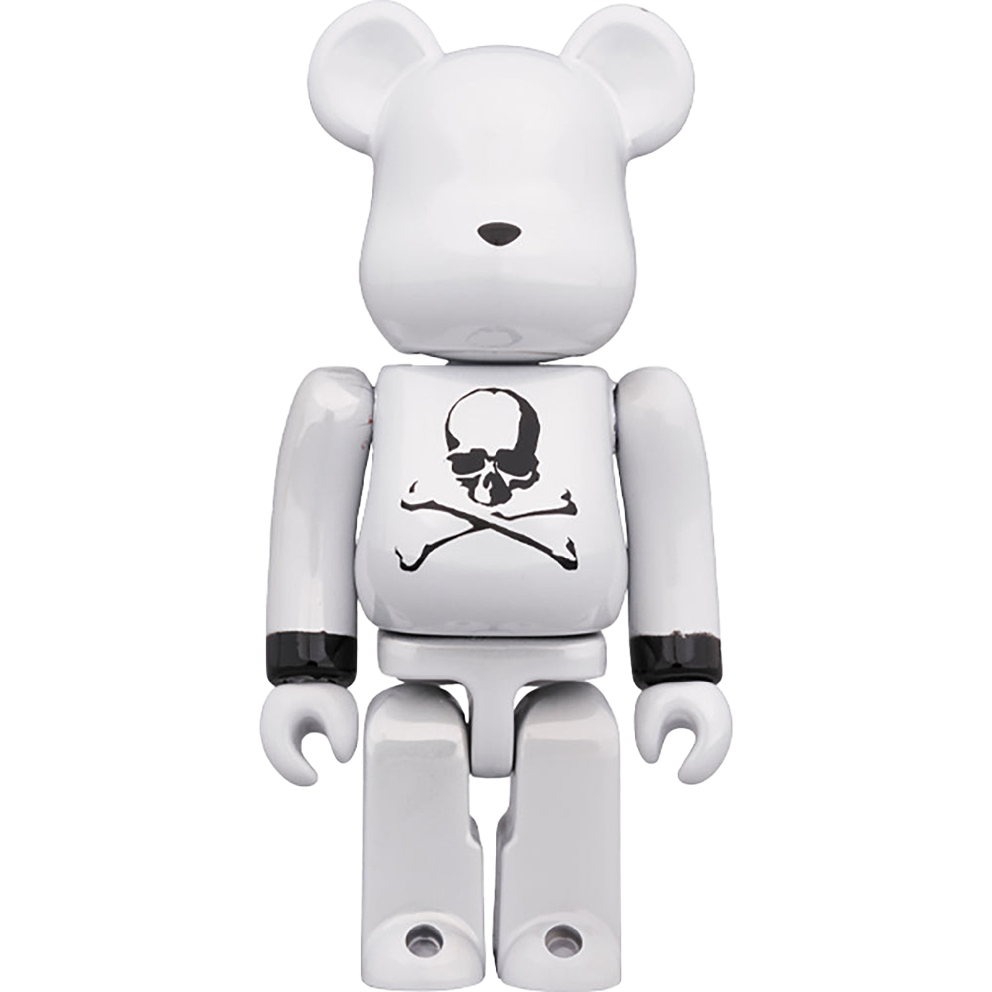 BE@RBRICK mastermind JAPAN WHITE CHROME Ver. 100％ & 400％