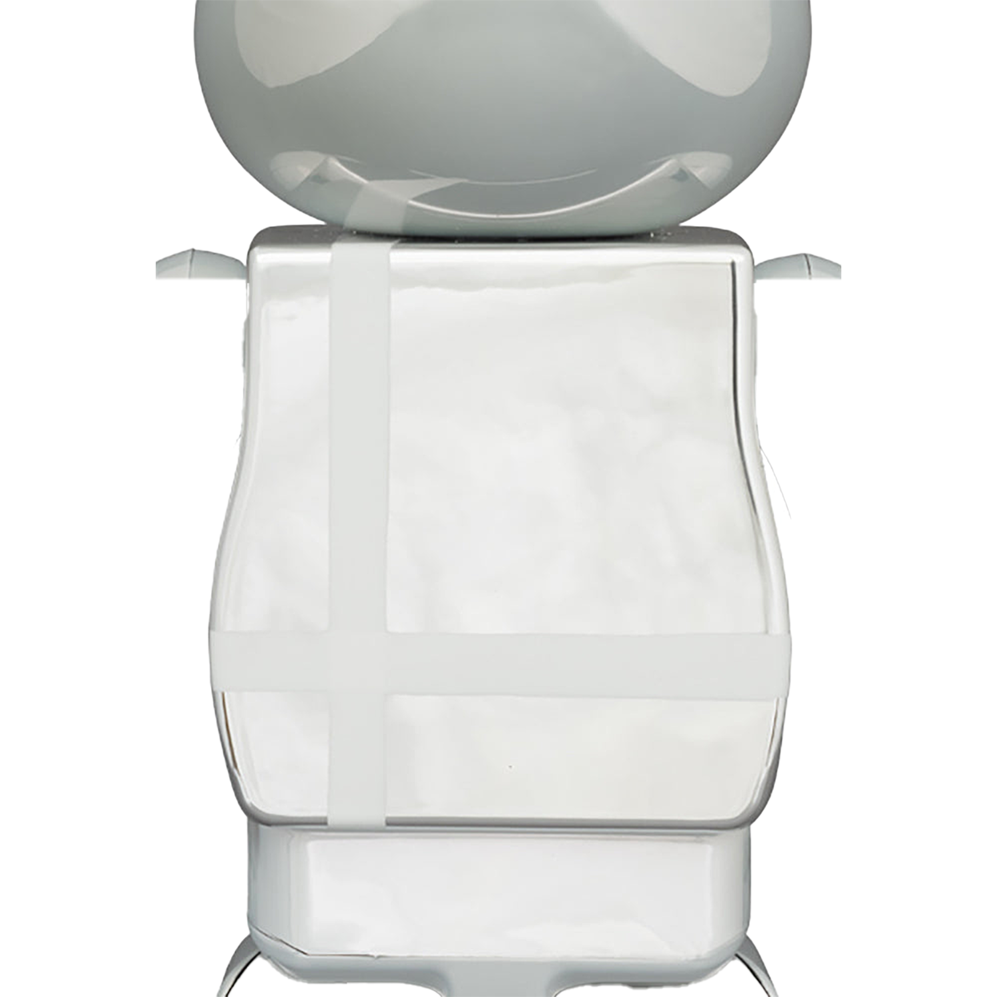 BE@RBRICK MEDICOM TOY PLUS WHITE CHROME Ver. 100％ & 400％
