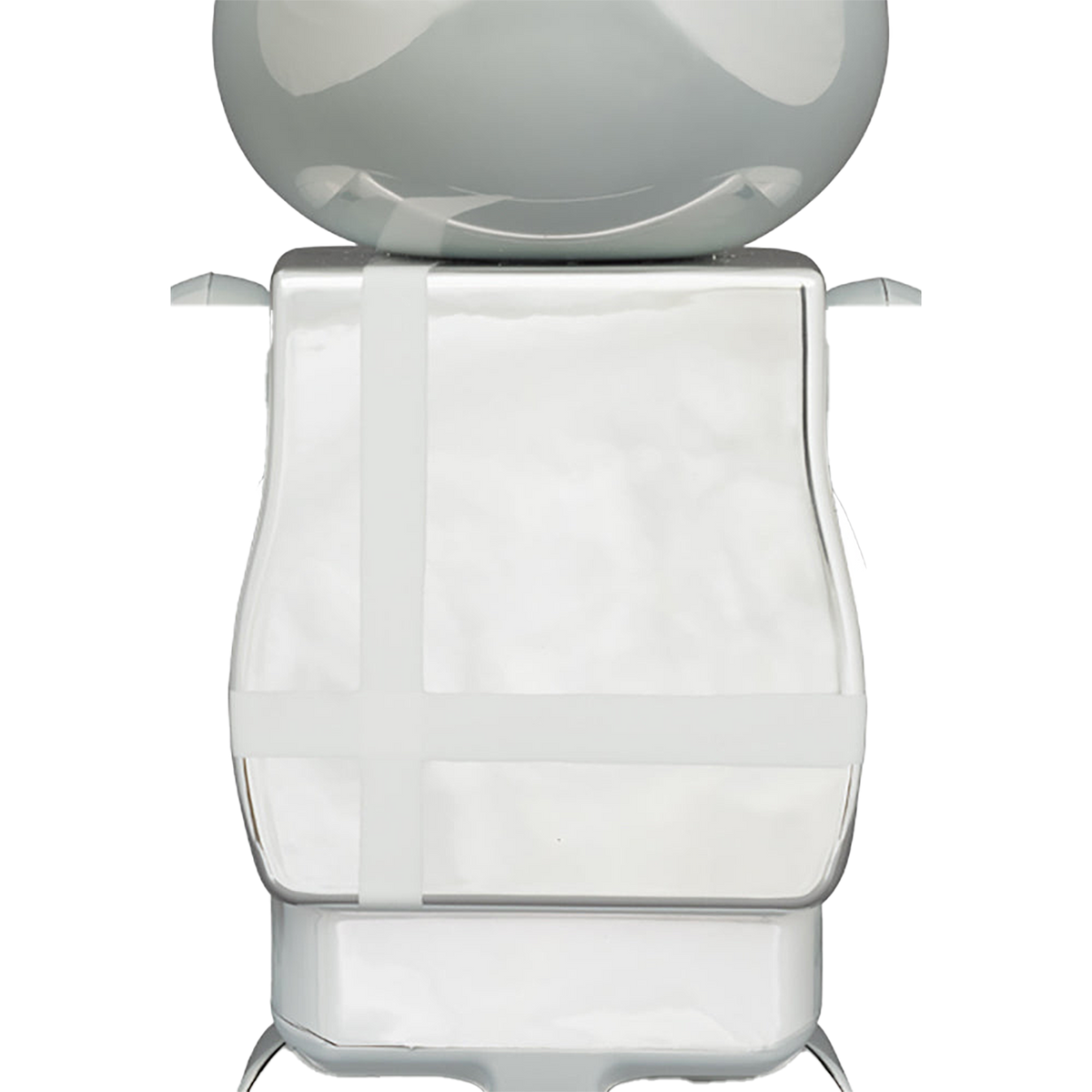 BE@RBRICK MEDICOM TOY PLUS WHITE CHROME Ver. 100％ & 400％