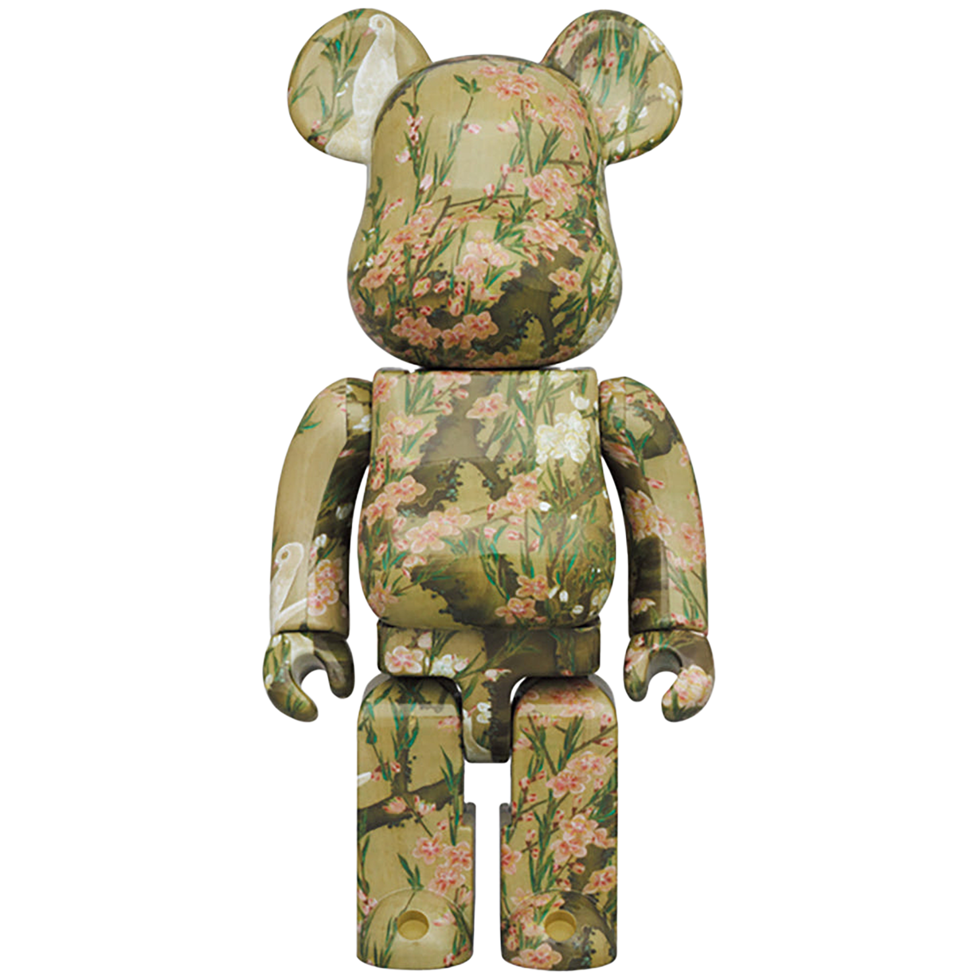 BE@RBRICK 伊藤若冲「桃花小禽図」100％ & 400％