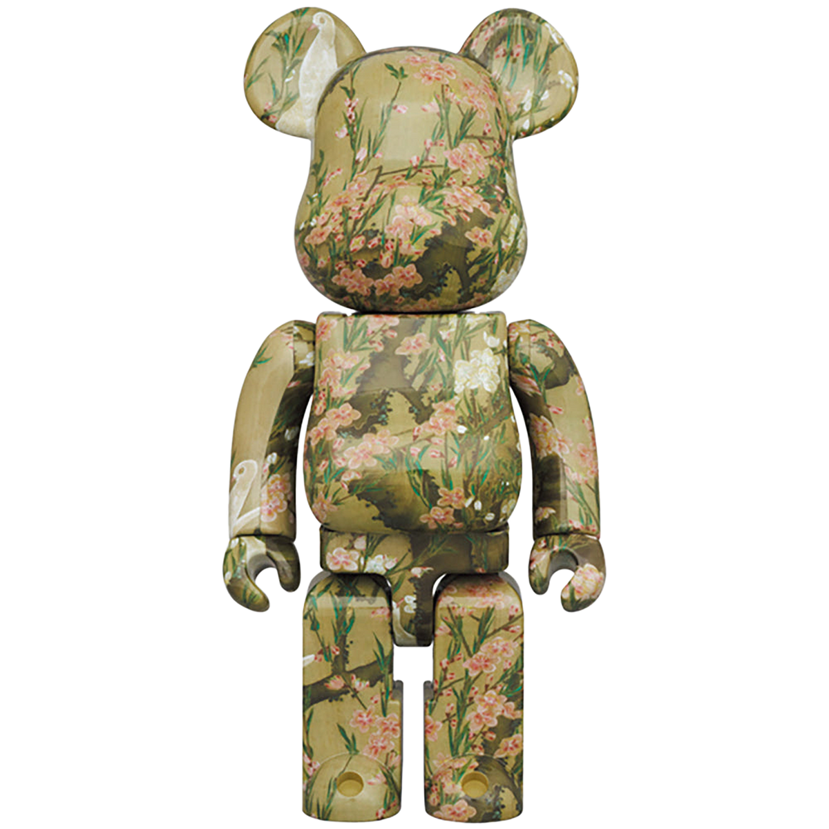 BE@RBRICK 伊藤若冲「桃花小禽図」100％ & 400％