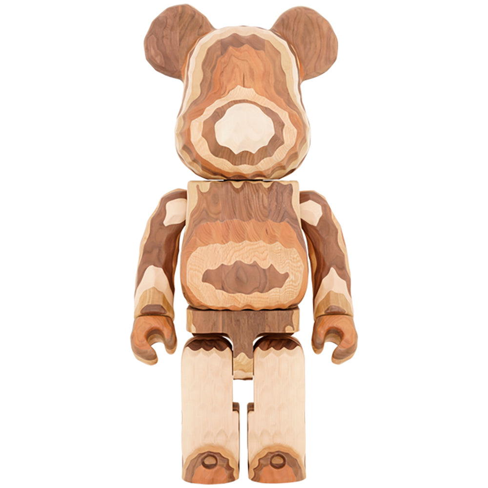 BE@RBRICK カリモク fragmentdesign 1000％ carved wooden LAYERED_0