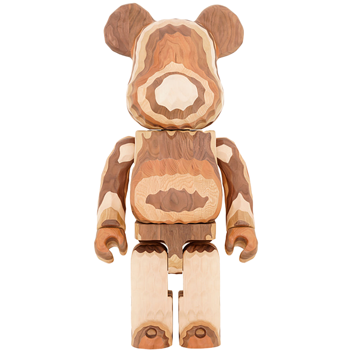 BE@RBRICK カリモク fragmentdesign 1000％ carved wooden LAYERED