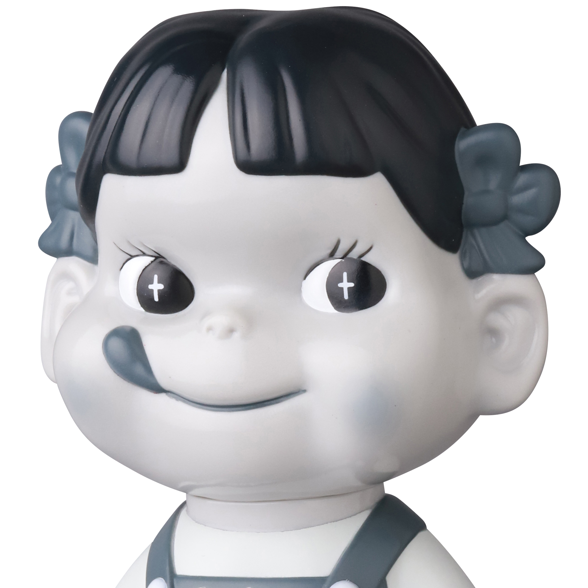 不二家ソフビコレクション ペコちゃん（白黒）_2