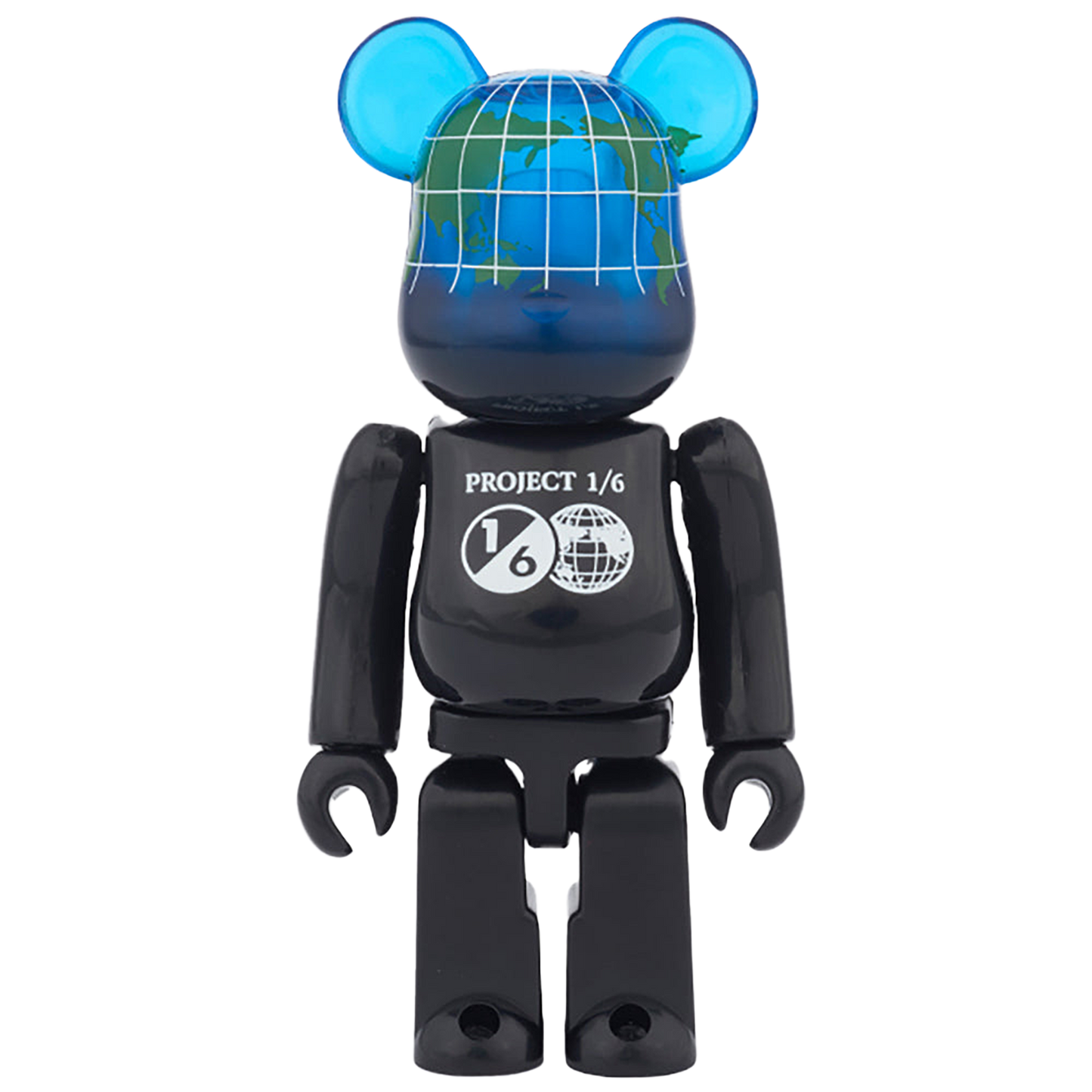 BE@RBRICK EARTH 100％（COSMIC BLACK/OCEAN BLUE）