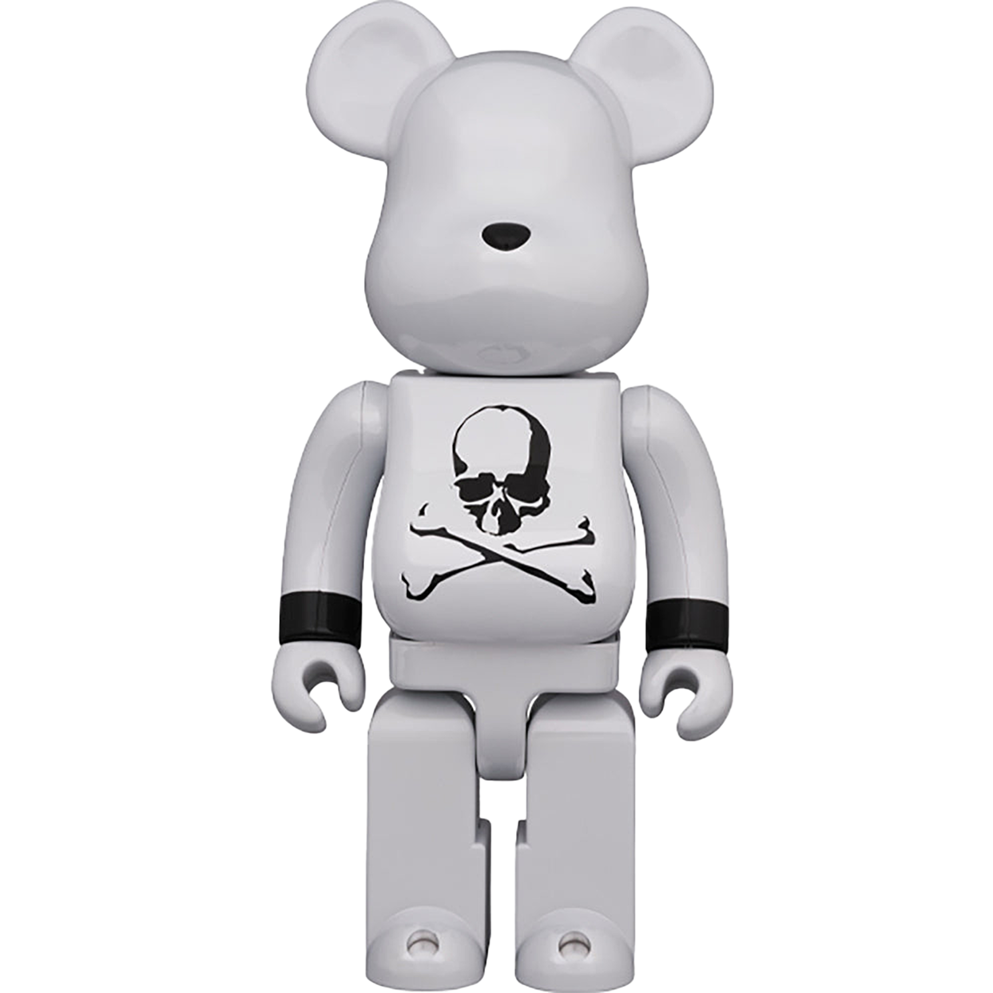BE@RBRICK mastermind JAPAN WHITE CHROME Ver. 100％ & 400％
