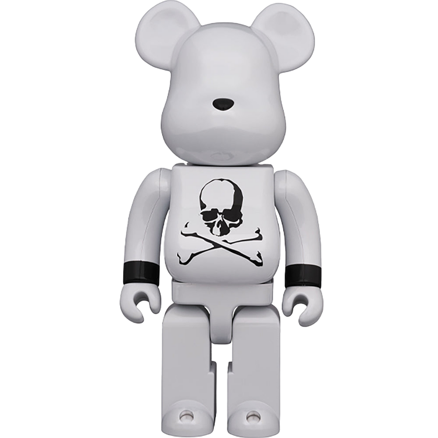 BE@RBRICK mastermind JAPAN WHITE CHROME Ver. 100％ & 400％