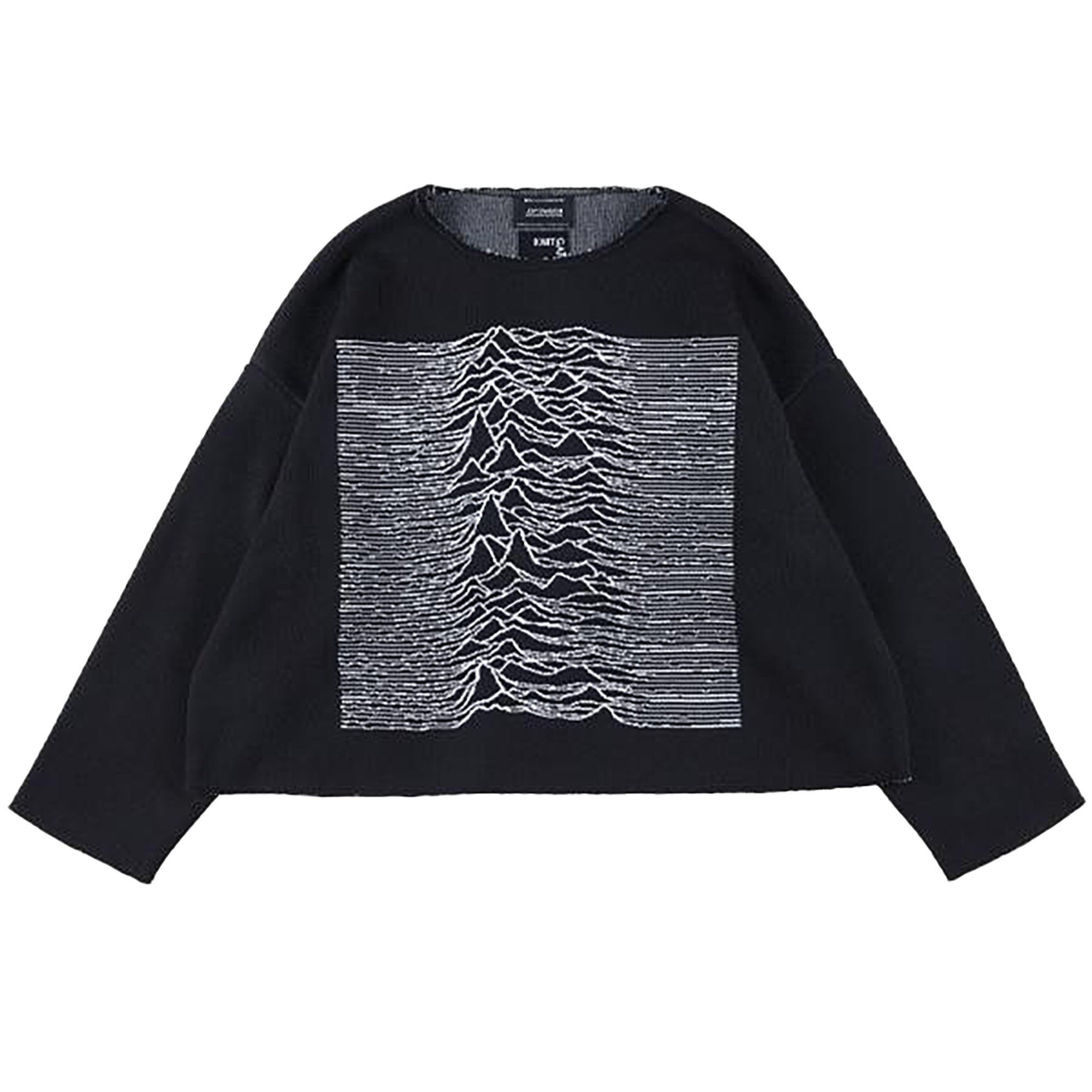KNIT GANG COUNCIL "JOY DIVISION" CREW NECK SWEATER "UNKNOWN PLEASURES"《Planned to be shipped in late September 2020》