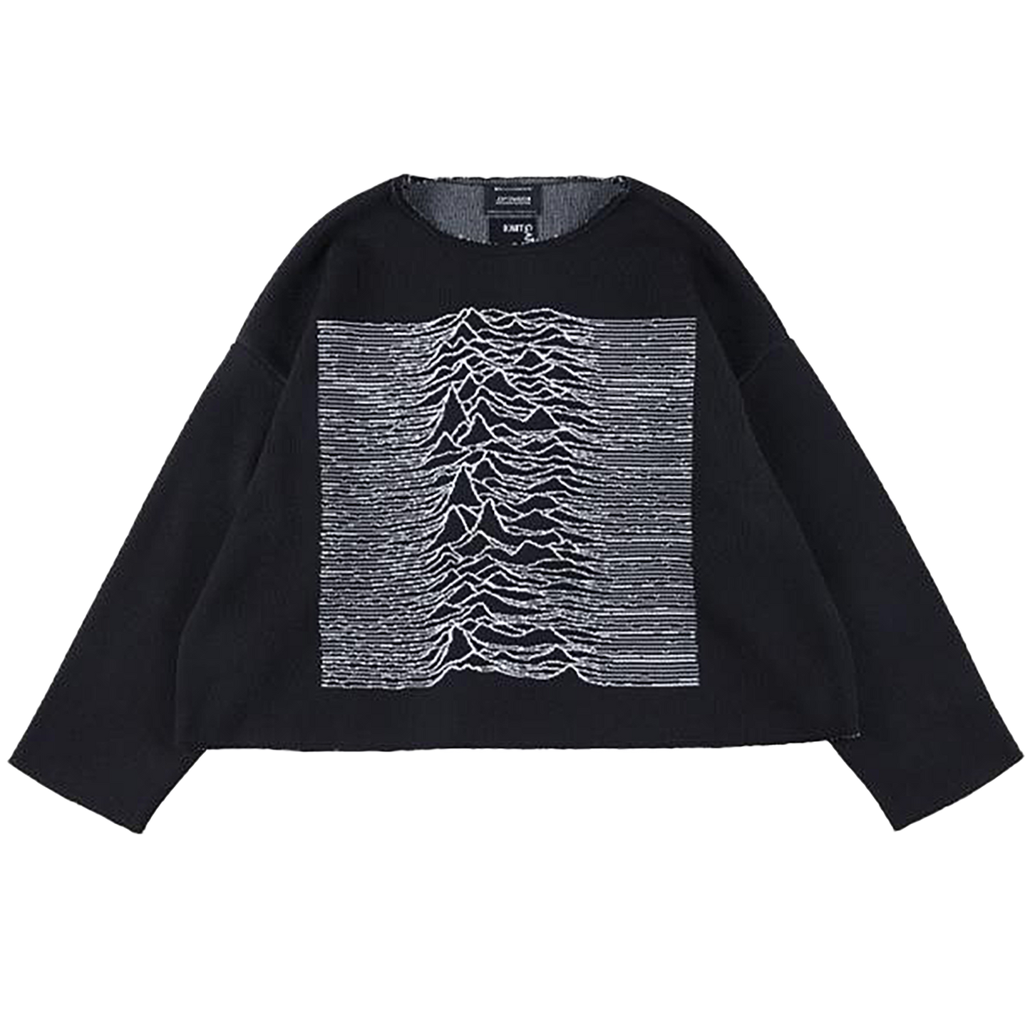 KNIT GANG COUNCIL "JOY DIVISION" CREW NECK SWEATER "UNKNOWN PLEASURES"《Planned to be shipped in late September 2020》