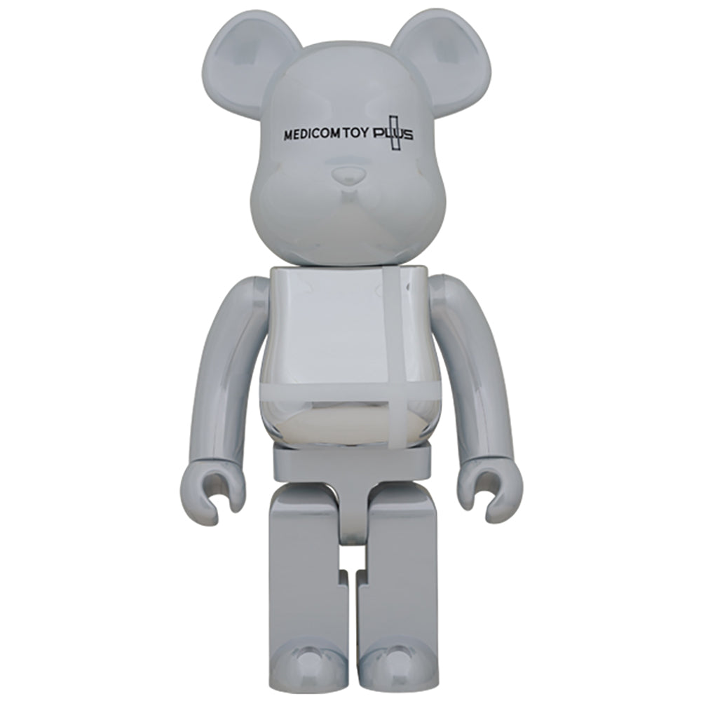 BE@RBRICK MEDICOM TOY PLUS WHITE CHROME Ver. 1000％_0