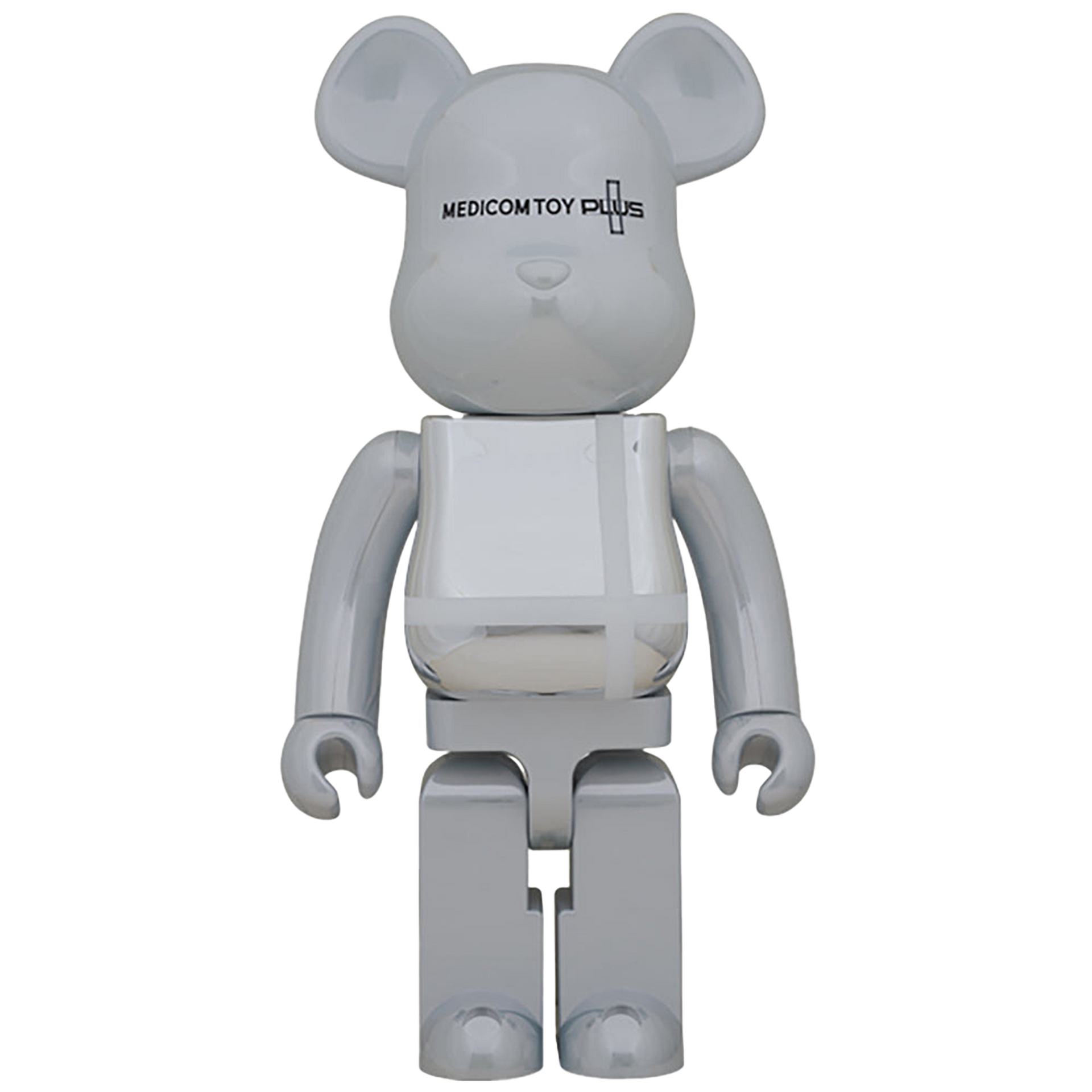 BE@RBRICK MEDICOM TOY PLUS WHITE CHROME Ver. 1000% | MEDICOM TOY BE@RBRICK MEDICOM TOY PLUS WHITE CHROME Ver. 1000% | MEDICOM TOY