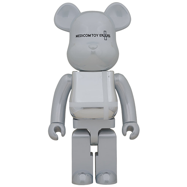 BE@RBRICK MEDICOM TOY PLUS WHITE CHROME Ver. 1000% | MEDICOM TOY BE@RBRICK MEDICOM TOY PLUS WHITE CHROME Ver. 1000% | MEDICOM TOY