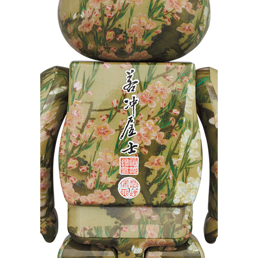 BE@RBRICK 伊藤若冲「桃花小禽図」100％ & 400％_3