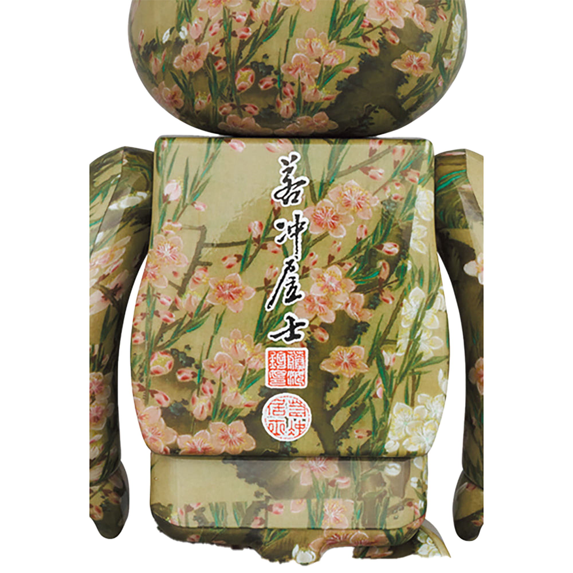 BE@RBRICK 伊藤若冲「桃花小禽図」100％ & 400％