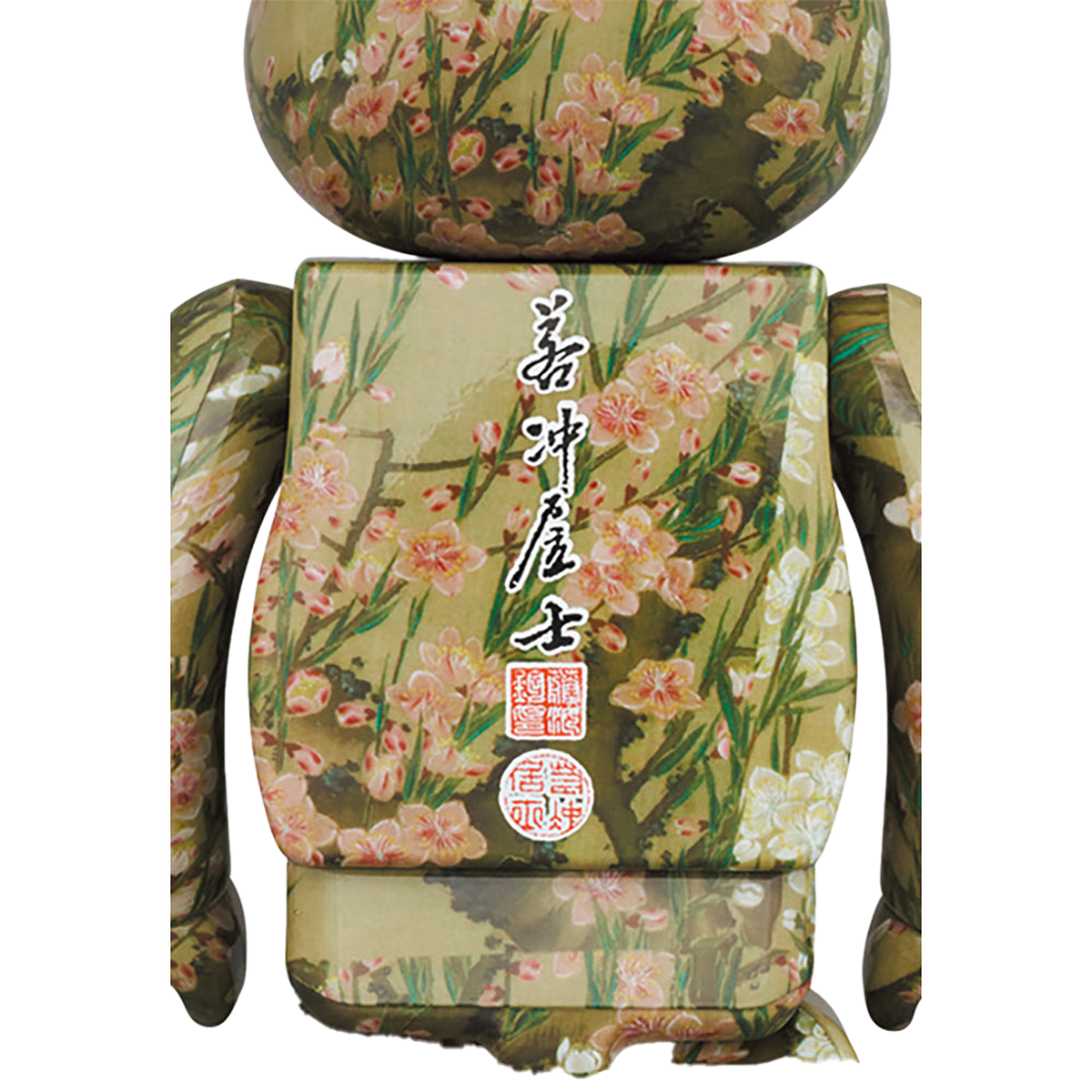 BE@RBRICK 伊藤若冲「桃花小禽図」100％ & 400％