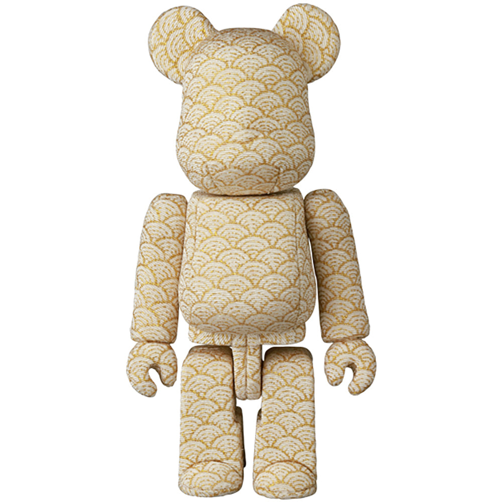 木目込みBE@RBRICK 青海波 金／青海波 銀_1