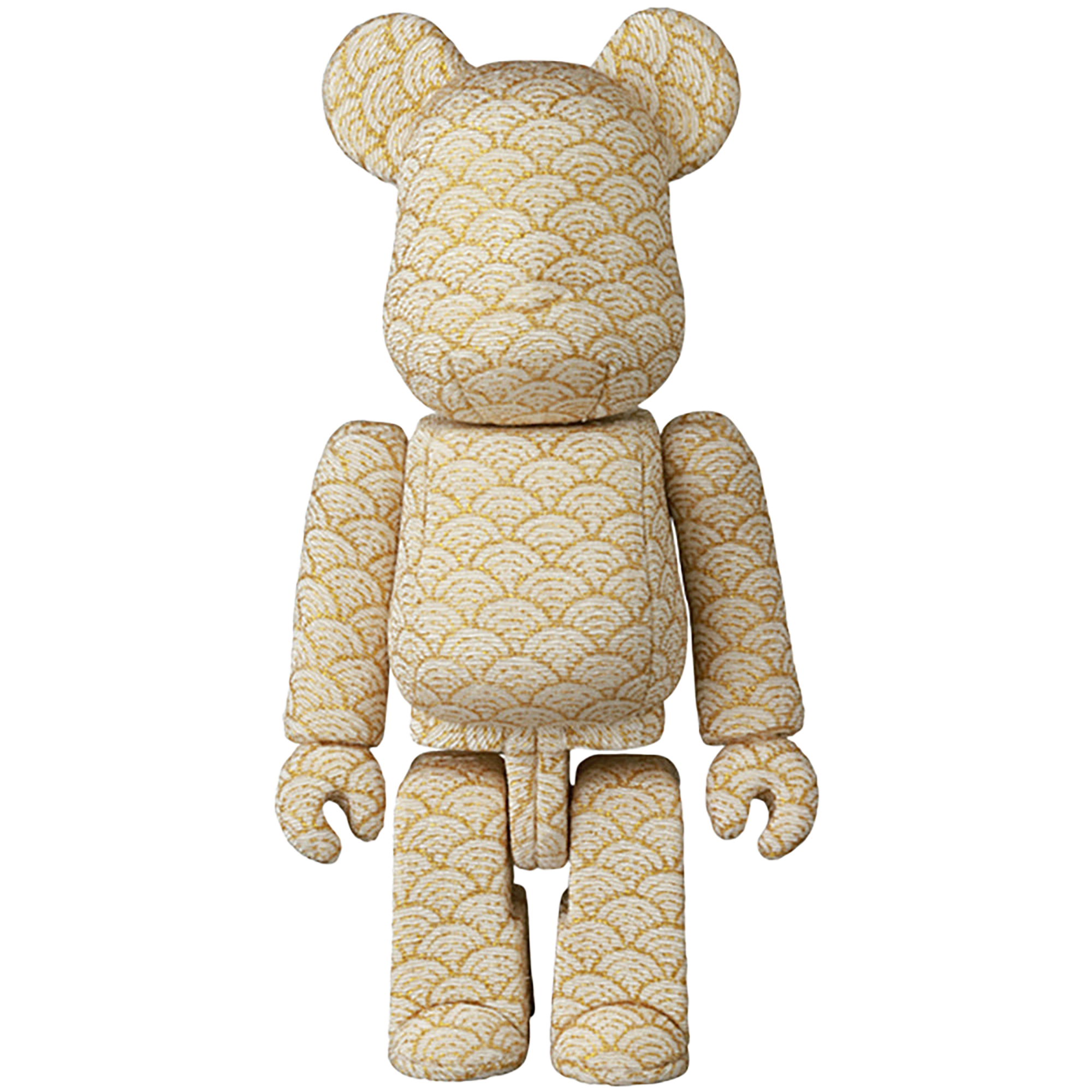 木目込みBE@RBRICK 青海波 金／青海波 銀