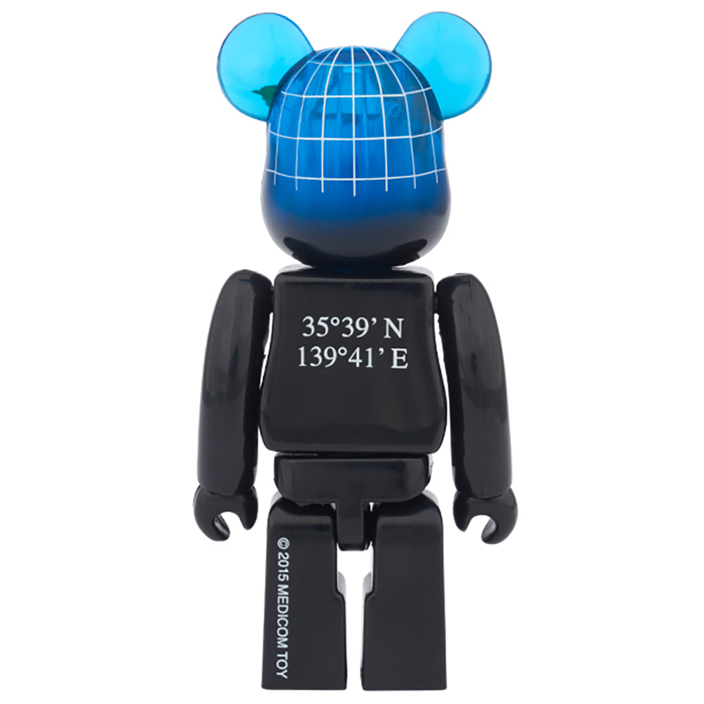 BE@RBRICK EARTH 100％（COSMIC BLACK/OCEAN BLUE）_2