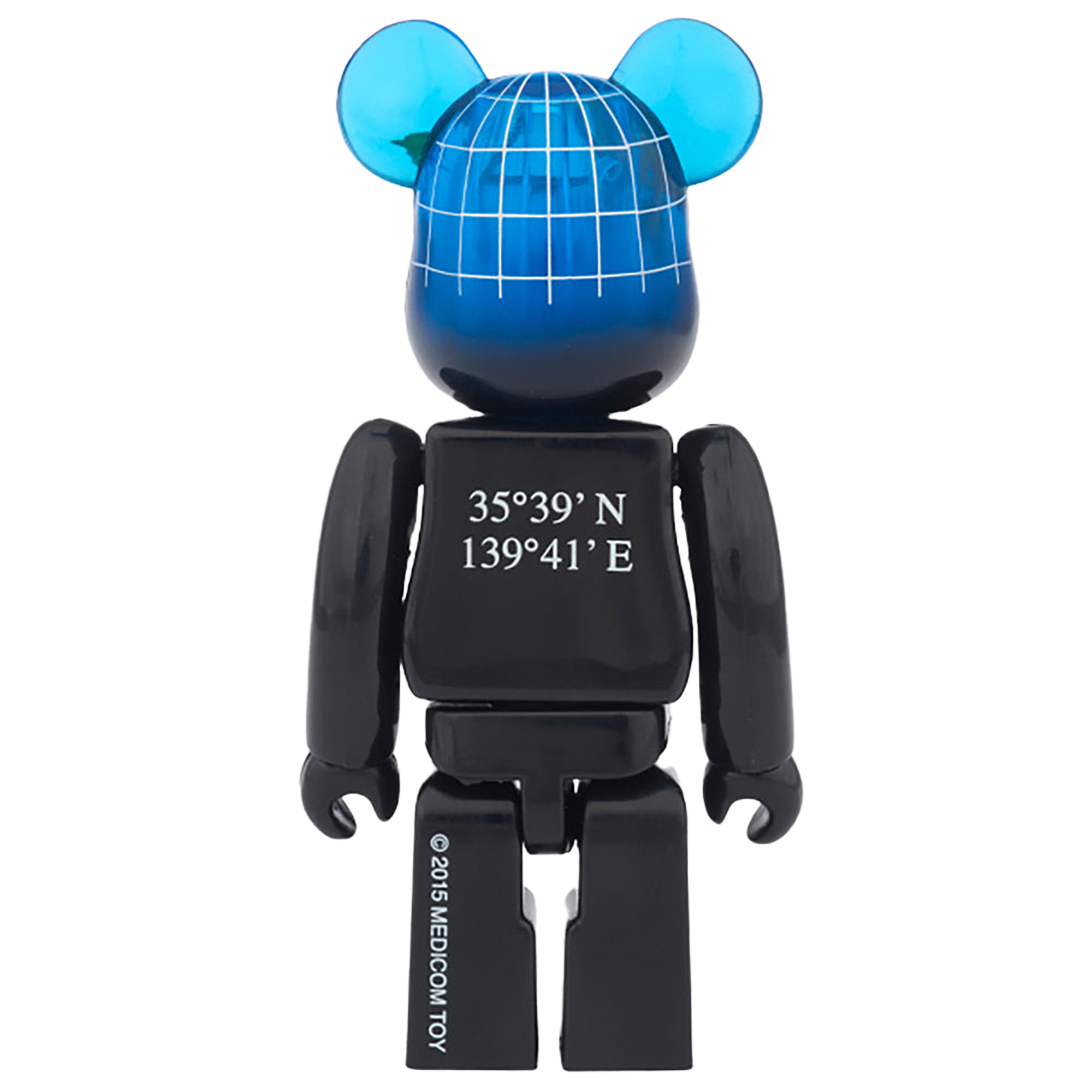 BE@RBRICK EARTH 100％（COSMIC BLACK/OCEAN BLUE）