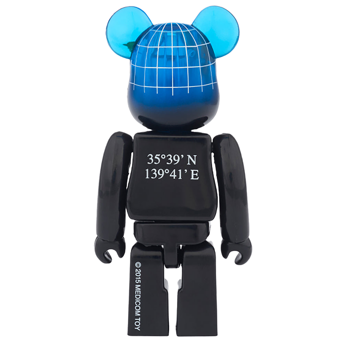 BE@RBRICK EARTH 100％（COSMIC BLACK/OCEAN BLUE）