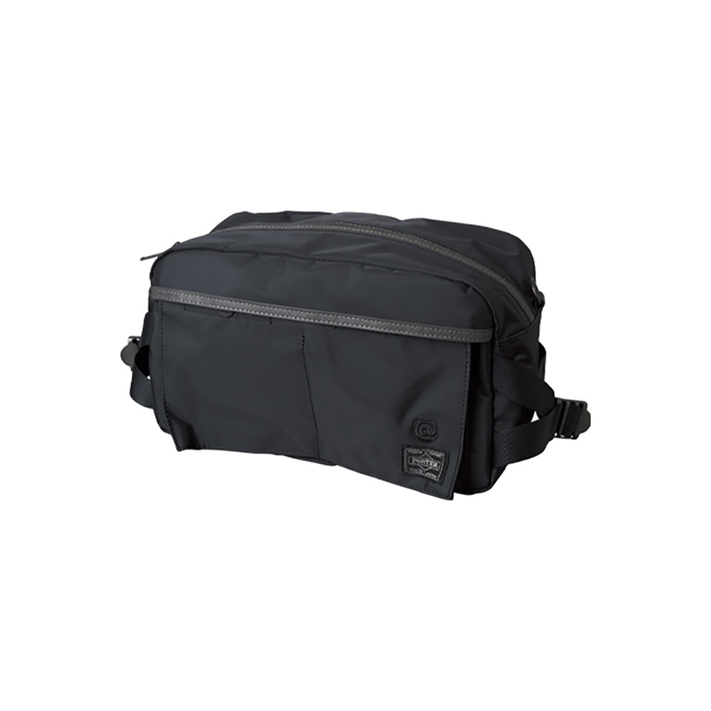 PORTER × BE@RBRICK BLACK/REFLECTIVE WAIST BAG_0